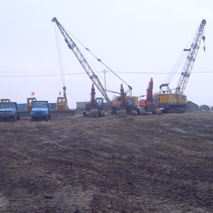 首鋼曹妃甸礦石料場強夯工程